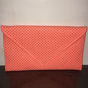 Orange and Gold Crossbody/Clutch